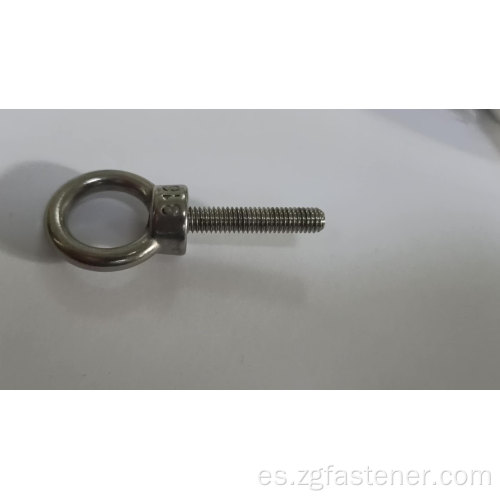 Pernos de anillo de ojos galvanizados con salsa caliente DIN580